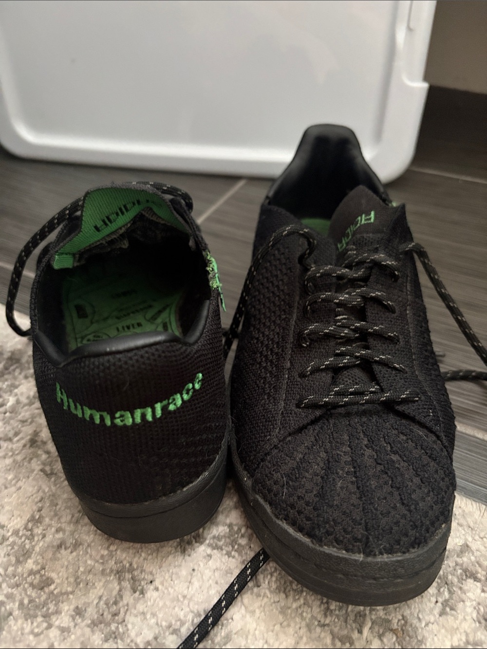 Adidas x Pharrell Williams GX0195 Superstar Primeknit humanrace(7 US)
